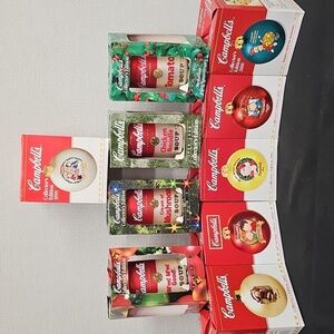 CAMBELL'S SOUP VINTAGE COLECTORS CHRISTMAS ORNAMENTS BFPM-11-022